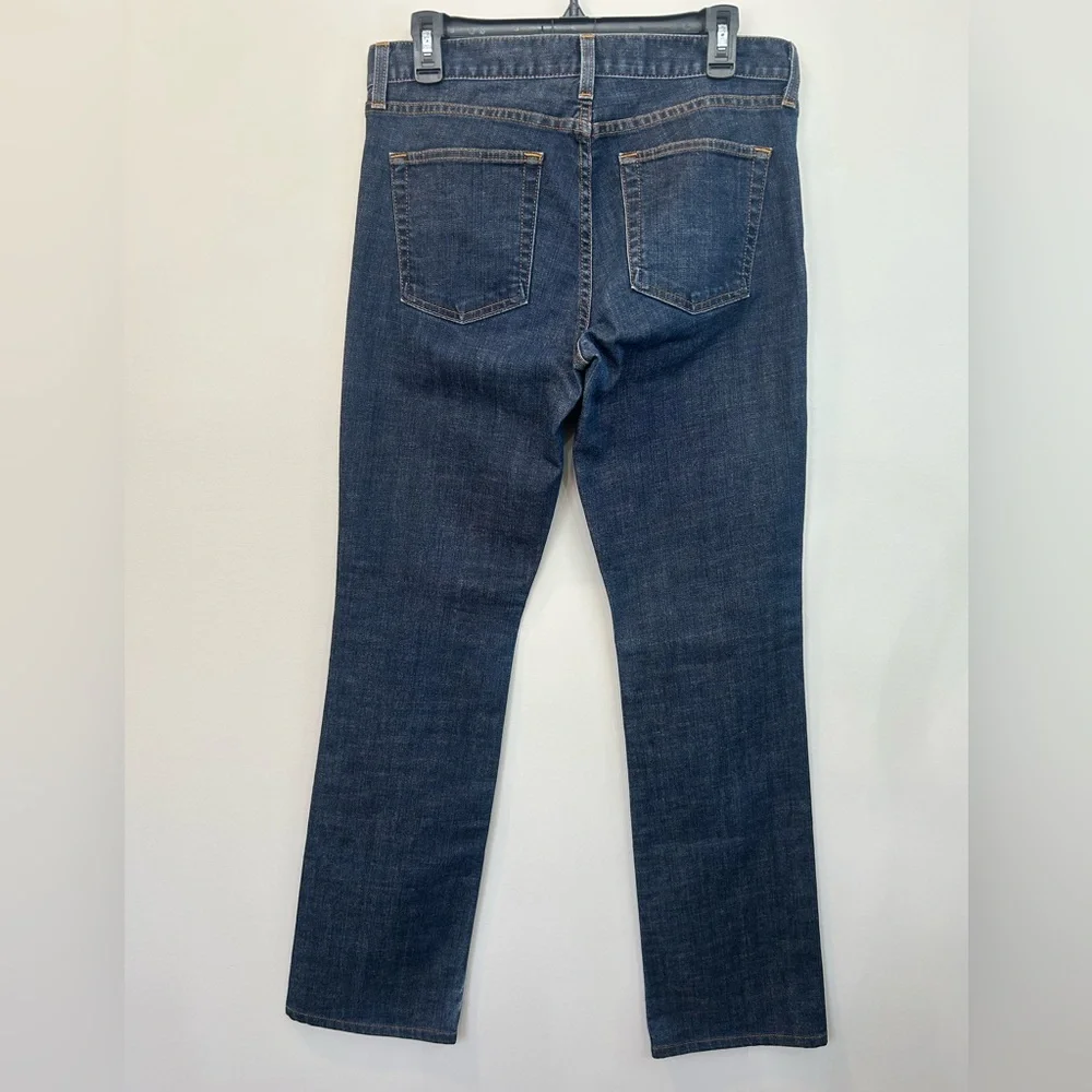 J. Crew Woman’s Jeans Bootcut Midrise Dark Wash Size 29T Inseam 34 1/4”